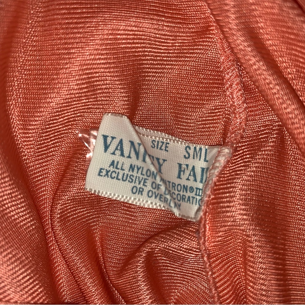 v i n t a g e :: Set Floral Long Satin Nylon Peignoir Slip Dress Robe - Picture 9 of 16